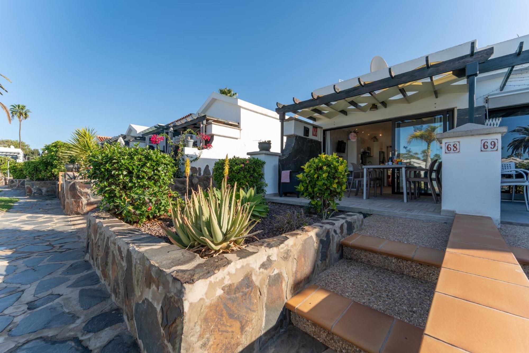Luxury Poolside Holiday Home Maspalomas  Dış mekan fotoğraf